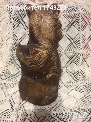 Поставка за бутилка вино мечка, снимка 4 - Антикварни и старинни предмети - 41503259