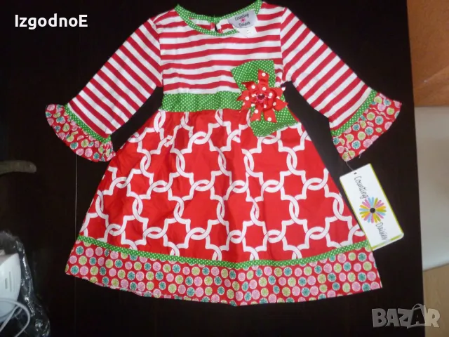 4г Страхотна маркова Коледна рокля НОВА