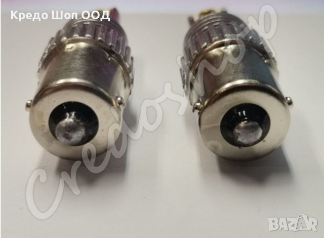 Комплект LED крушки за мигач 21W, оранжеви Bau15s  Canbus, 2 броя, снимка 3 - Аксесоари и консумативи - 41162461