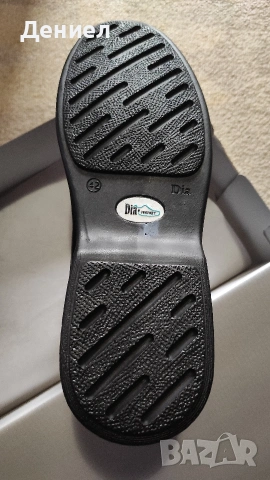 Dia Comfort - Черни ортопедични мъжки обувки за ходене за диабетици - Естествена кожа!, снимка 9 - Ежедневни обувки - 53243009