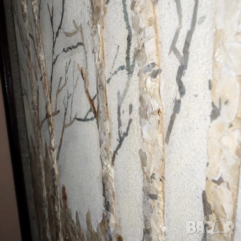 Авторска картина, смесена техника Северна Корея, град Самджион. , снимка 9 - Картини - 53201454