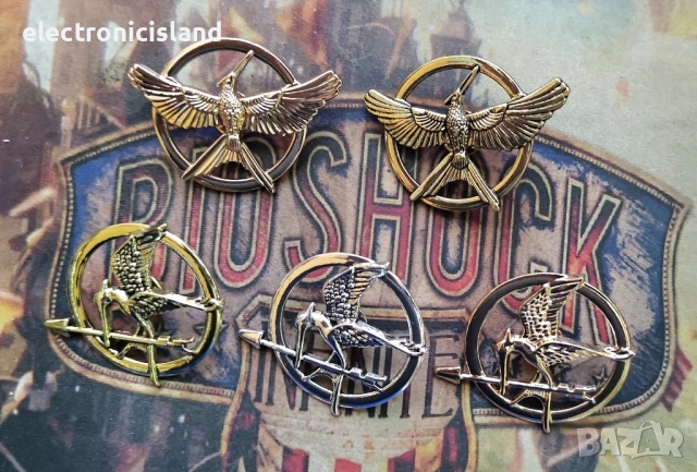 Брошка от филма Игрите на глада 3 Сойка присмехулка Hunger Games Mockingjay, снимка 10 - Други - 21041574