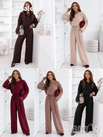 Дамски комплект от блуза и панталони на Shalina, 5цвята 