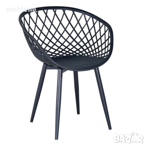 Стол градински трапезен Rex черен