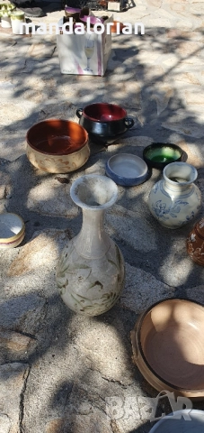 Българска керамика - сервиз,чаши, чинии, вази, купи, , снимка 6 - Сервизи - 51828604