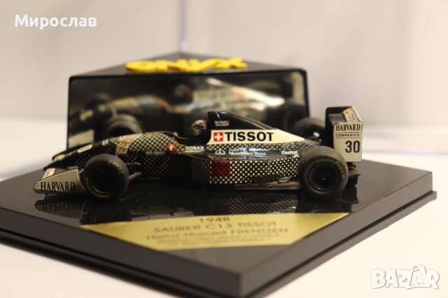 1:43 ONYX SAUBER C 13 HEINZ HARALD FRENTZEN БОЛИД ФОРМУЛА F1, снимка 8 - Колекции - 52636265