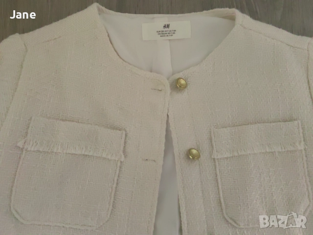 Детско късо сако размер 128 цена 15 лв , снимка 3 - Детски пуловери и жилетки - 52534960