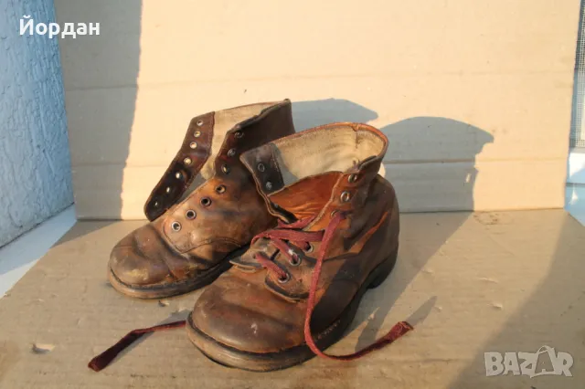Детски обувки  1920-та година кожа и гьон