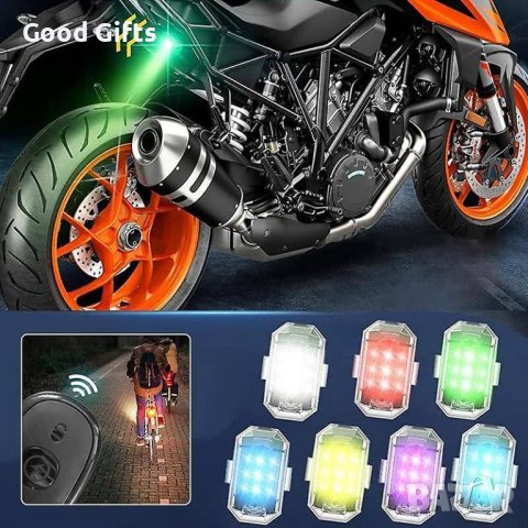 Безжична Led Тъч мини интериорна лампа за автомобил, мотор или колело, снимка 8 - Аксесоари и консумативи - 42600073