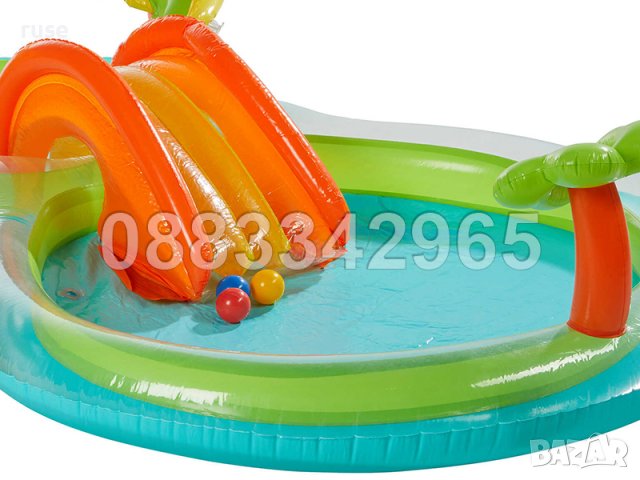 НОВИ! Голям детски басейн с пързалка / Център за игра / 308 литра, снимка 3 - Басейни и аксесоари - 39882411