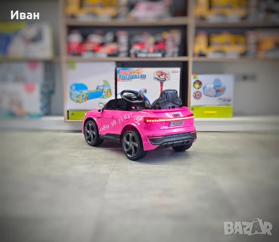 ТОП ЦЕНА!НОВО!Акумулаторен джип Audi SQ8 с 12V батерия,меки гуми,кожена седалка, снимка 8 - Електрически играчки - 51135892