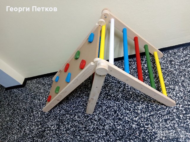 Триъгълник на Пиклер с пързалка. , снимка 2 - Образователни игри - 44244743