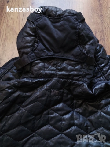 G-STAR RAW Men's Copper Quilted Hooded Overshirt - страхотно мъжко яке М, снимка 10 - Якета - 53670050