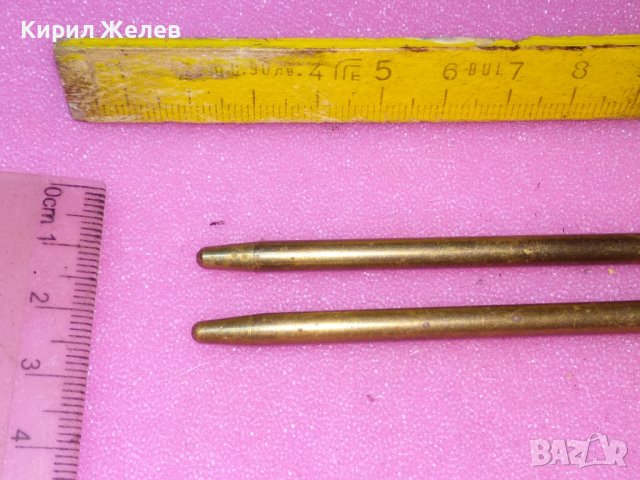 ДВЕ СТАРИ МЕСИНГОВИ КУКИ За ПЛЕТЕНЕ 42955, снимка 5 - Други ценни предмети - 44155637