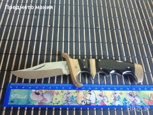 Масивен сгъваем нож / ножче/ ножка INOX , снимка 4 - Ножове - 56069017