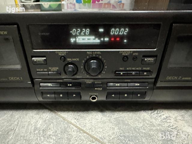 Касетен дек Теchnics Stereo Cassette Deck RS-TR474, снимка 10 - Декове - 44659581