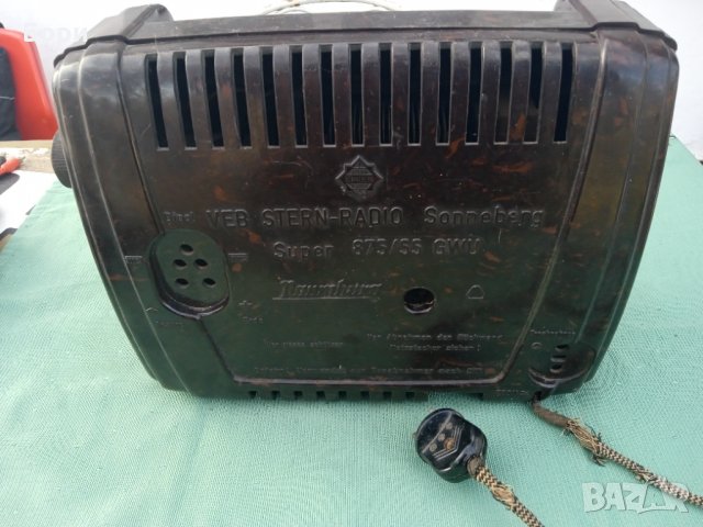 Naumburg Super 875/55 GWU VEB Stern Radio Sonneberg, снимка 14 - Радиокасетофони, транзистори - 35849885