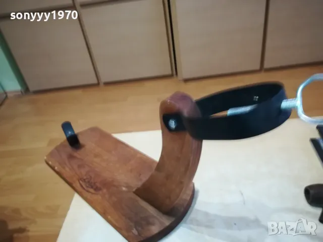 ДЪРВЕНА СТОЙКА-ПОСТАВКА ЗА ШИШОВЕ ИЛИ ДРУГО 50СМ 2901250734, снимка 8 - Антикварни и старинни предмети - 48873240