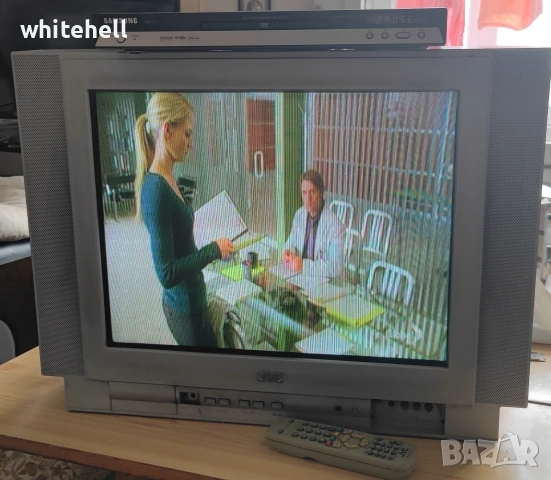 Стерео Телевизор за ретро конзоли JVC + DVD Samsung