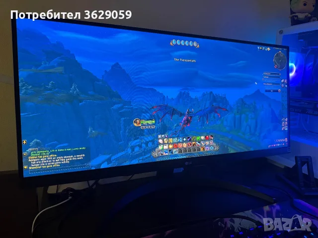 UltraWide Гейминг монитор LG 29WP500-B | 29" IPS | 75Hz | 2560x1080 | HDR10 | Отлично състояние, снимка 4 - Монитори - 56198282