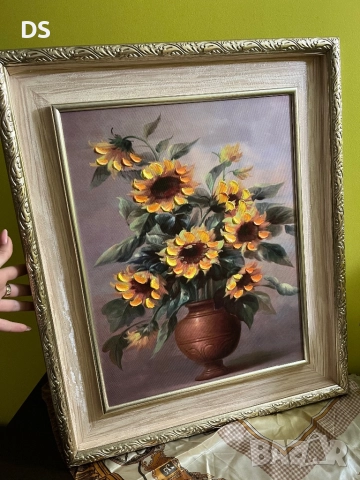 Картина слънчоглед, снимка 2 - Картини - 52965949