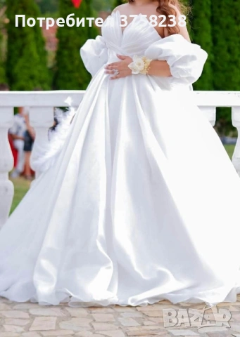 Булченска рокля, снимка 3 - Сватбени рокли - 53529099