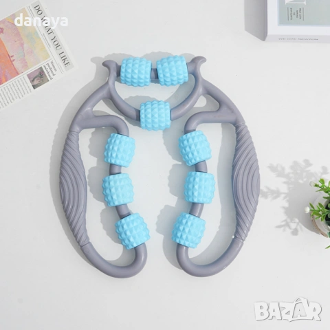 6454 Антицелулитен ролков масажор за крака ръце и врат, снимка 4 - Масажори - 53717998