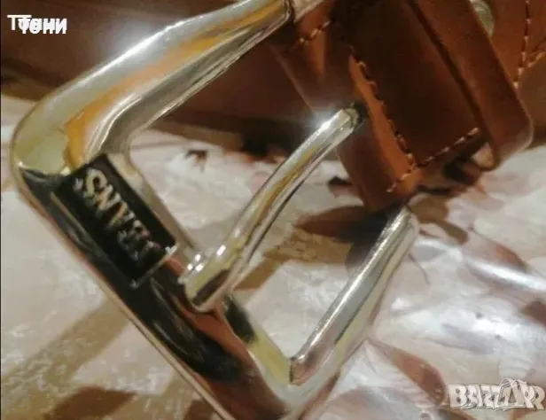 JEANS ORIGINAL Нов Дамски Колан Изцяло от Естествена Кожа 125см , снимка 2 - Колани - 49610092