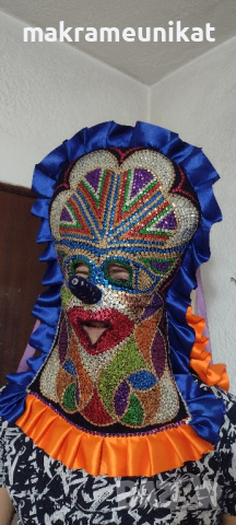 Кукерска маска, гугла, уникат, арт, ръчна изработка, декорация 