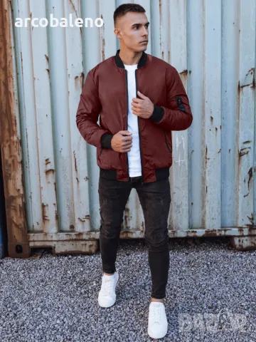 Мъжко бомбър яке, 4цвята , снимка 11 - Якета - 48682977