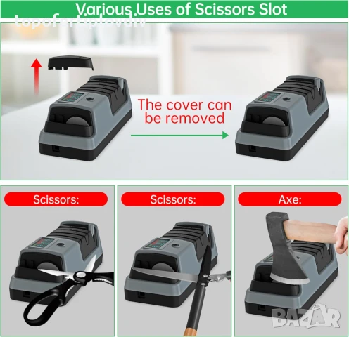 Точило за нож електрическо YOORLEAY, снимка 2 - Ножове - 50936960