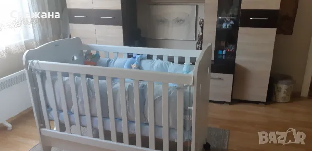 Детска кошара на 3 нива с колелца, снимка 4 - Бебешки легла и матраци - 47690876