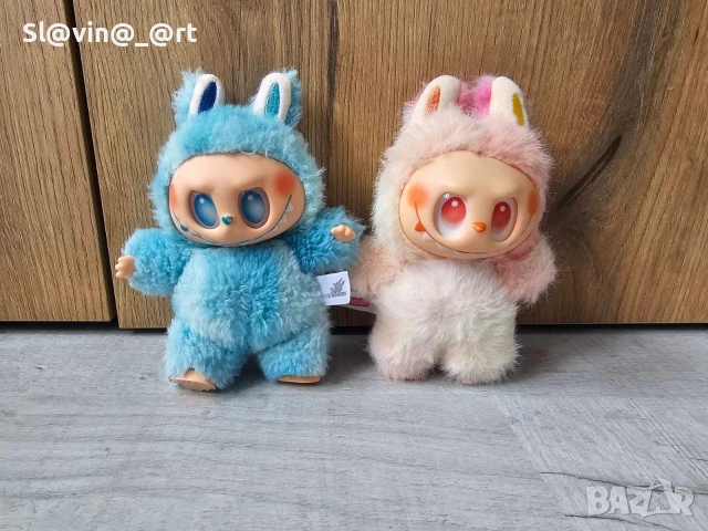 Labubu 2 броя оригинални плюшени играчки
