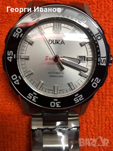 DUKA Мъжки автоматичен часовницик от неръждаема стомана Мъжки моден автоматичен ръчен часовник, снимка 6 - Мъжки - 42574790