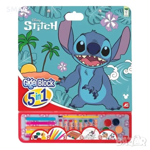 Комплект за рисуване gigablock гледам и оцветявам stitch_1248453