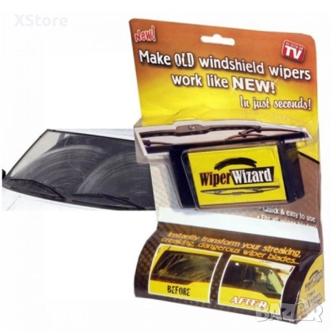 Стъклочистачка Wiper Wizard с 5 броя микрофибърни кърпички, снимка 10 - Аксесоари и консумативи - 52483060