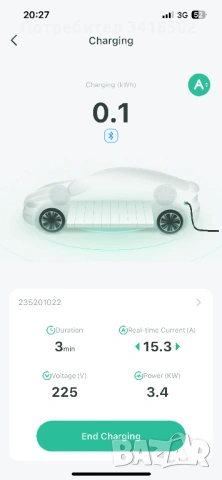 Мобилна зарядна станция 16А Тип 2 Type 2 към домашен шуко за електромобил, plug in хибрид, снимка 4 - Аксесоари и консумативи - 49327056