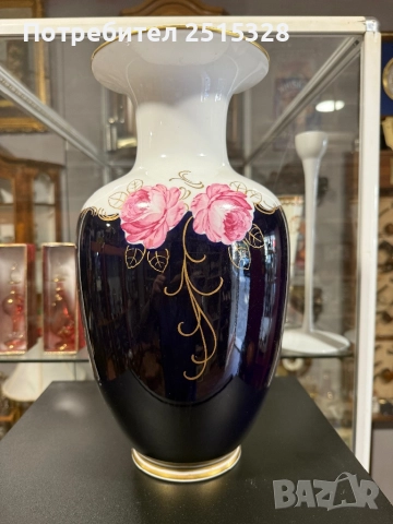 Ваза от фин порцелан Echt Kobalt, Райхенбах