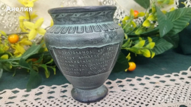 Ваза със сцени , снимка 3 - Вази - 50691871