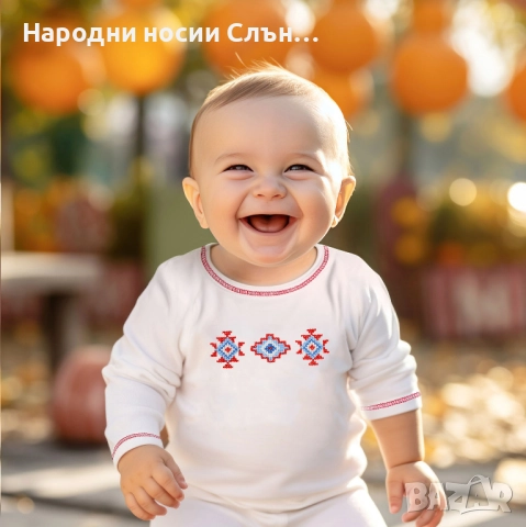 Бебешки бодита с бродирана шевица, снимка 6 - Бодита за бебе - 51934573