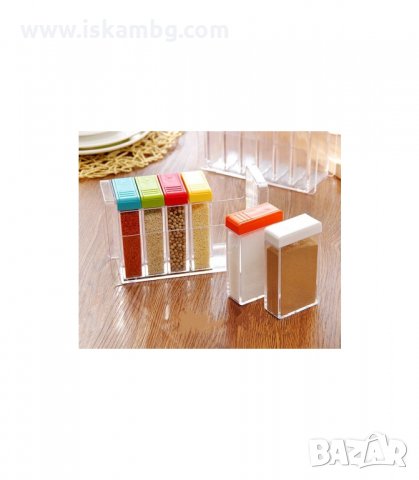 СЕТ ОТ КОНТЕЙНЕРИ ЗА СЪХРАНЕНИЕ НА ПОДПРАВКИ 6 БР. - код 1532, снимка 4 - Други - 34011772