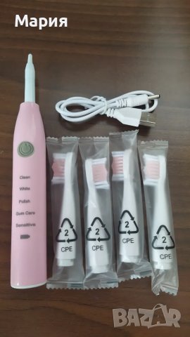 Електрическа четка за зъби + 4бр резервни накрайници , снимка 3 - Други - 48931500