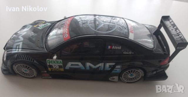 1/18 Mercedes CLK-DTM 2003 с автограф на Жан Алези, Maisto, снимка 3 - Фен артикули - 41462899