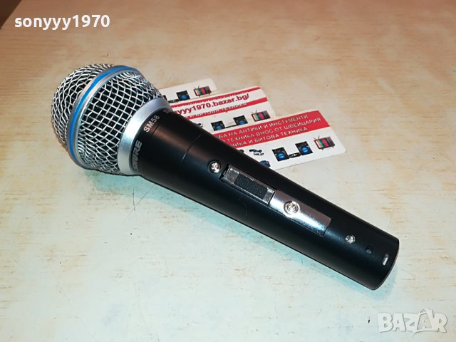 shure sm58 blue line 3012221222, снимка 3 - Микрофони - 39143350