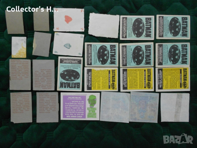 Картинки от дъвки Батман, костенурките нинджа, Флинтстоун, Цар лъв, снимка 2 - Колекции - 52841037