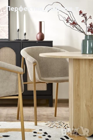 Луксозна маса-маса МДГ дъб- за 8-10 човека с диам. 120 см., снимка 5 - Маси - 50532589