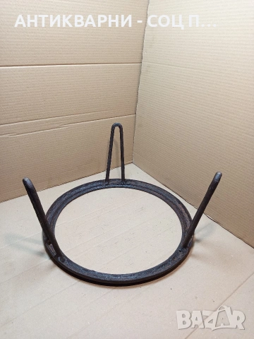 Стар Голям Ръчно Изработен Масивен Саджек Пиростия За Огнище. 4.400кг. НОМЕР 1708., снимка 6 - Антикварни и старинни предмети - 53818402