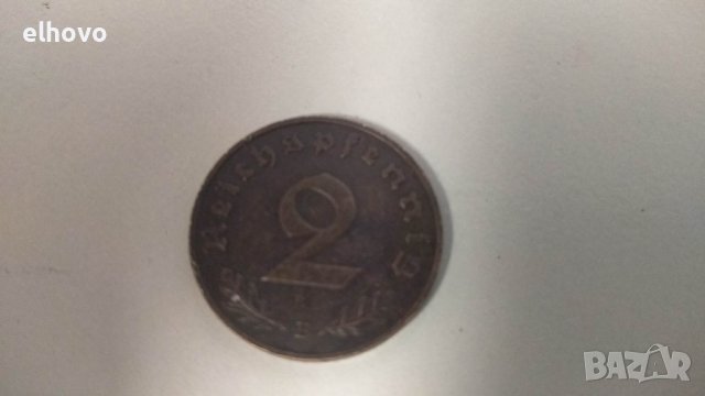 Монета 2 Reichspfennig 1939