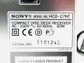 SONY HCD-C7NT MD CD DECK RECEIVER, снимка 5