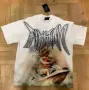 Mixed Emotion Angel Rhinestone T-Shirt – White – L, снимка 1